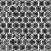 Hexagono Nero Hexagon Mosaic Tile  