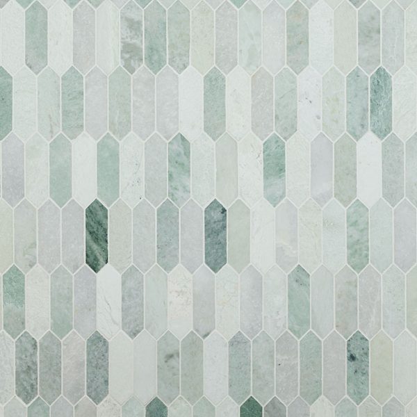 Icelandic Green Picket Tile  