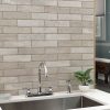 BRICKSTONE IVORY 2X10 BRICK TILE BRICKSTONE IVORY 2X10 BRICK TILE