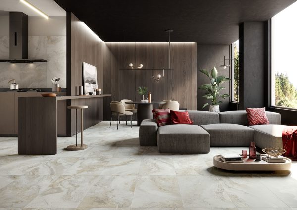 TRAVERTINO PORCELAIN TILE  