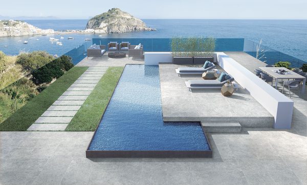 Lunar Silver Porcelain Tile  
