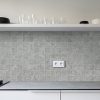 Lunar Silver Porcelain Tile  