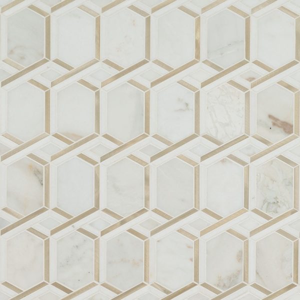 Luxor Royal Link Gold Pattern Tile  
