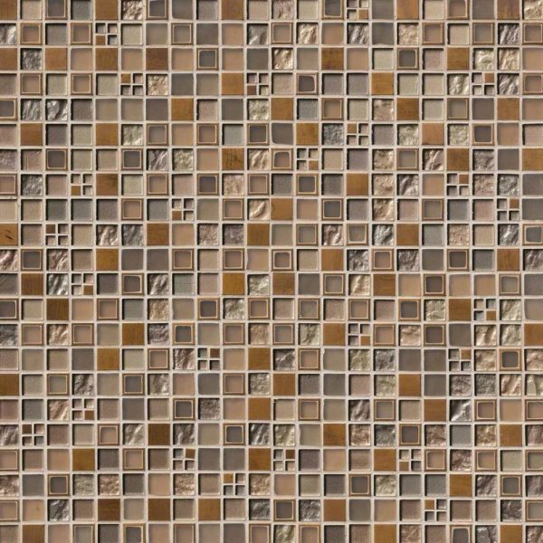 Manhattan Blend Glass & Metal Tile Manhattan Blend Glass & Metal Tile