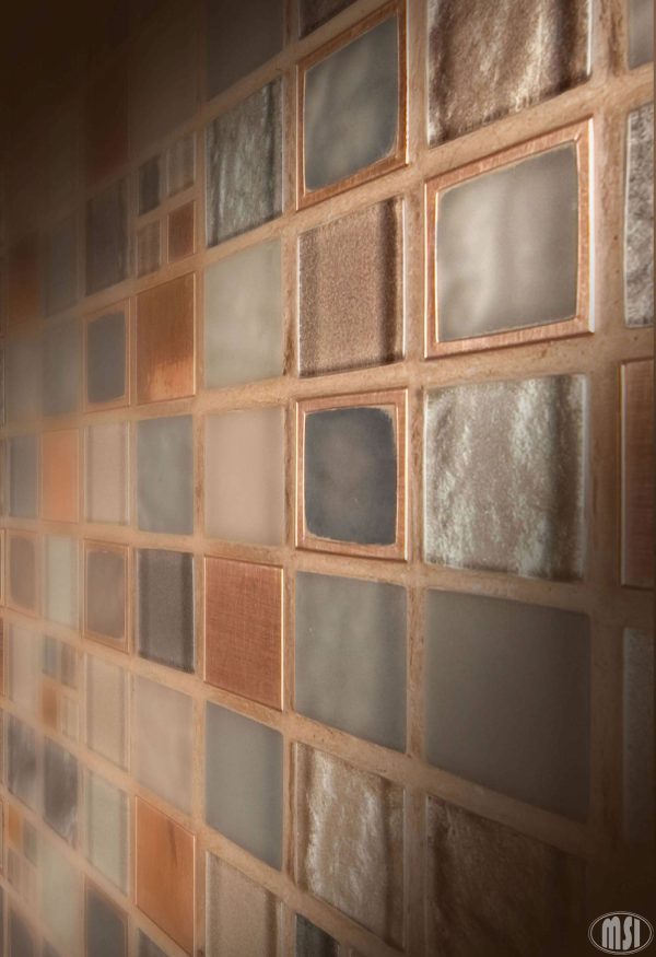 Manhattan Blend Glass & Metal Tile Manhattan Blend Glass & Metal Tile