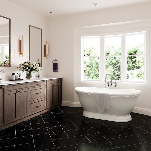 Marquina Noir Porcelain Tile  