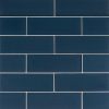 Midnight Glass Subway Tile 4x12  
