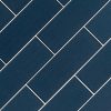 Midnight Glass Subway Tile 4x12  