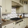 Moderno Blanco Glass & Metal Tile  