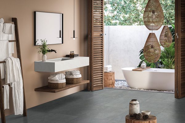 Midnight Montage Porcelain Tile  