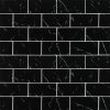 Nero Marquina 3x6 Glass Tile  