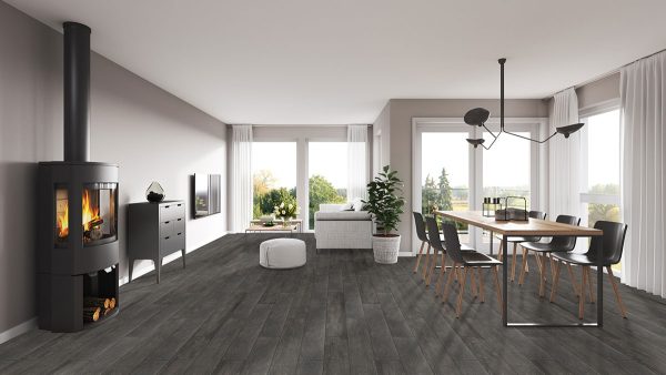 Upscape Nero Wood Look Tile  
