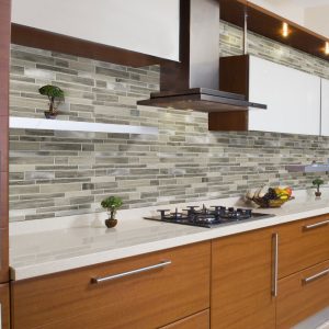 Ocotillo Blend Interlocking Glass Tile  