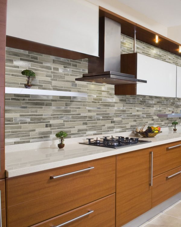 Ocotillo Blend Interlocking Glass Tile  
