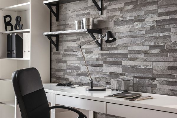 Palisade Grey Stacked Porcelain  