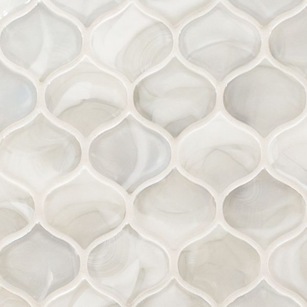 Pearla Arabesque Glass Mosaic Tile  