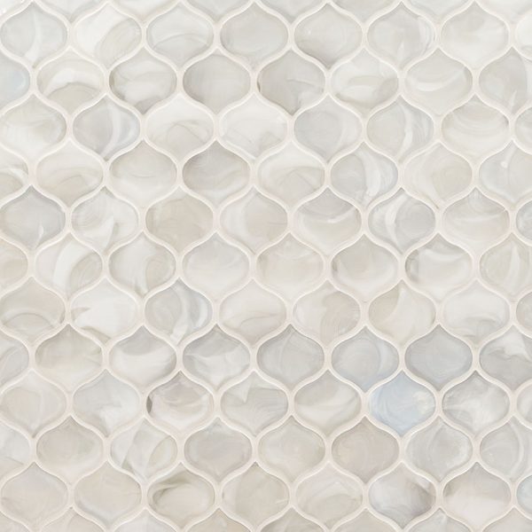 Pearla Arabesque Glass Mosaic Tile  