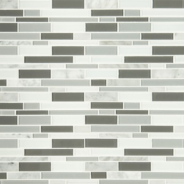 Positano Interlocking Stone & Glass Tile  