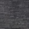 Premium Black Stacked Stone  