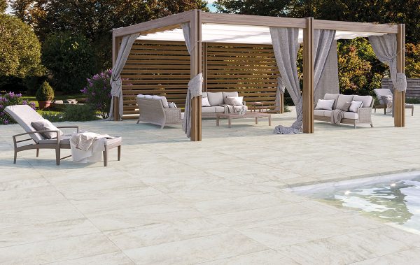 Quartz White Porcelain Tile  