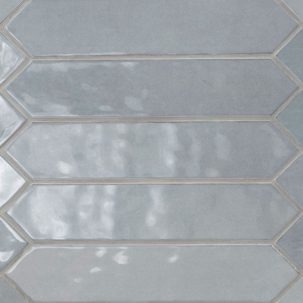 Renzo Sky Ceramic Picket Tile  