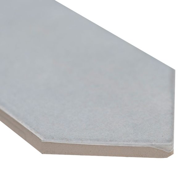 Renzo Sky Ceramic Picket Tile  