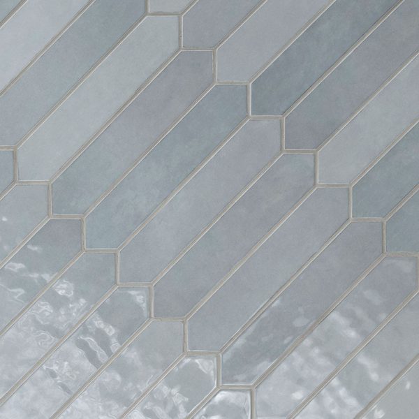 Renzo Sky Ceramic Picket Tile  