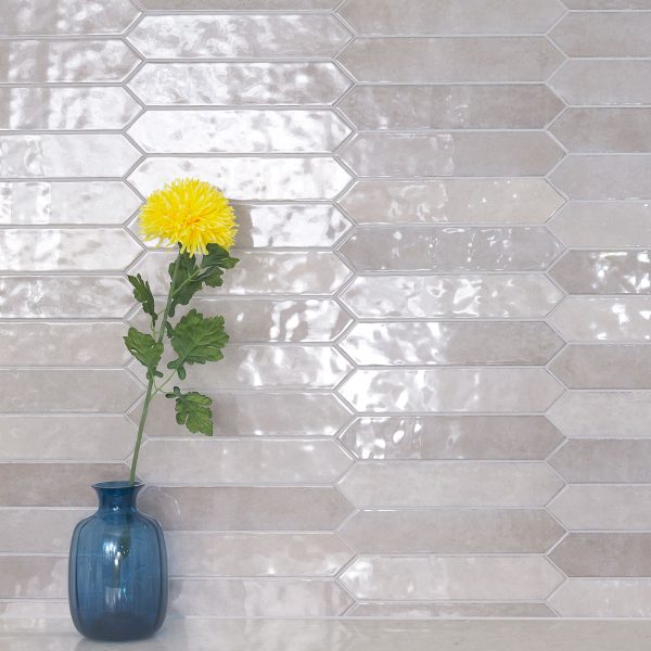 Renzo Sterling Ceramic Picket Tile  