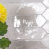 Renzo Sterling Ceramic Picket Tile  