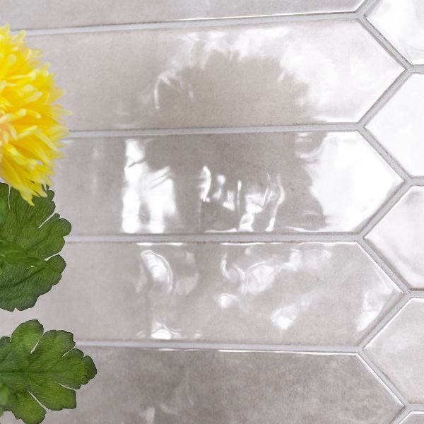 Renzo Sterling Ceramic Picket Tile  