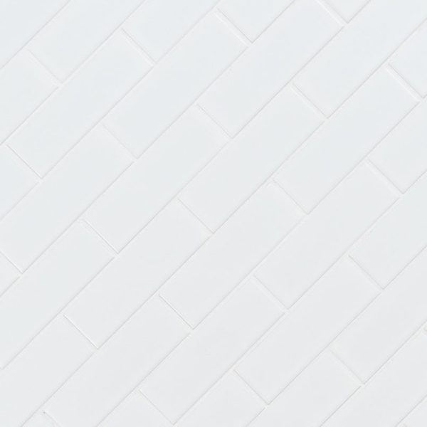Retro Brick Bianco White Tile  