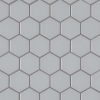 Retro Hexo Gray Matte Tile  
