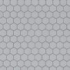 Retro Hexo Gray Matte Tile  
