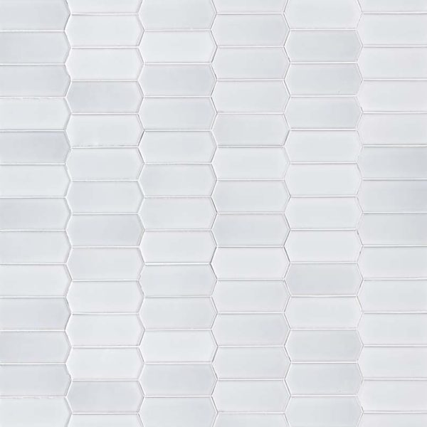 Retro Bianco Picket Tile Mosaic  