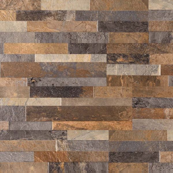 Rocky Gold Stacked Porcelain  