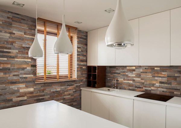 Rocky Gold Stacked Porcelain  