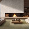 Royal White Splitface Stacked Stone  