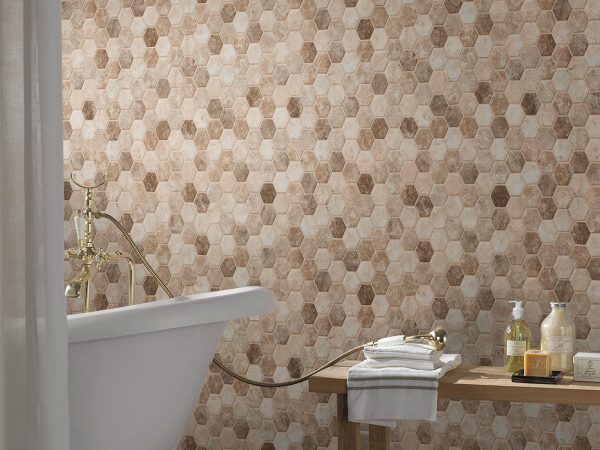 Sandhills Hexagon Mosaic Tile  