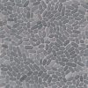 Sliced Coal Pebbles Mosaic  