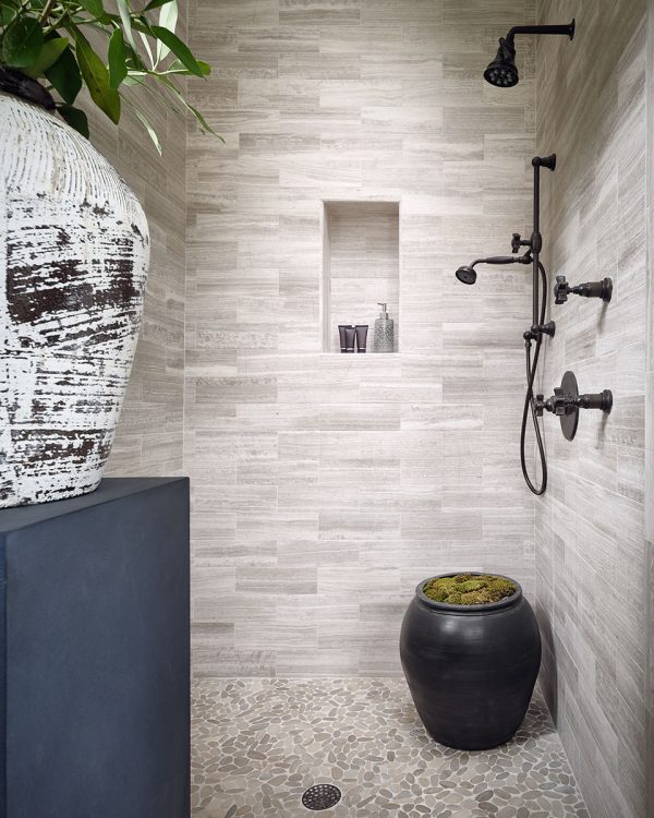 Sliced Earth Pebbles Mosaic  