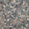 Sliced Rainforest Pebbles Mosaic  