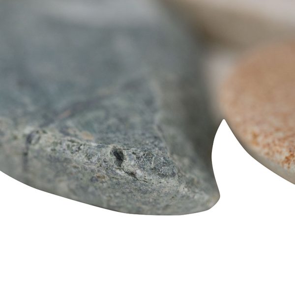 Sliced Rainforest Pebbles Mosaic  