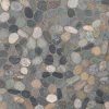 Sliced Rainforest Pebbles Mosaic  