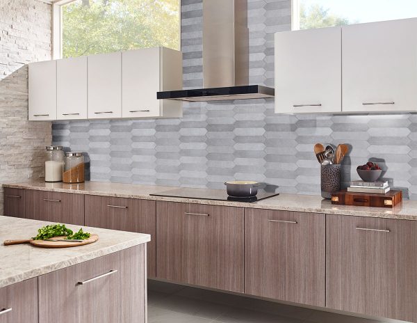 Renzo Sterling Ceramic Picket Tile  