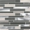 Urban Loft Interlocking Glass & Metal Tile  
