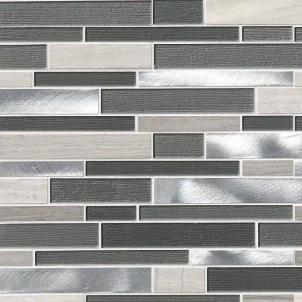 Urban Loft Interlocking Glass & Metal Tile  