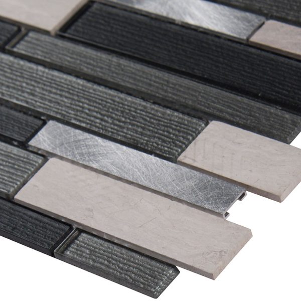 Urban Loft Interlocking Glass & Metal Tile  