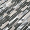 Urban Loft Interlocking Glass & Metal Tile  