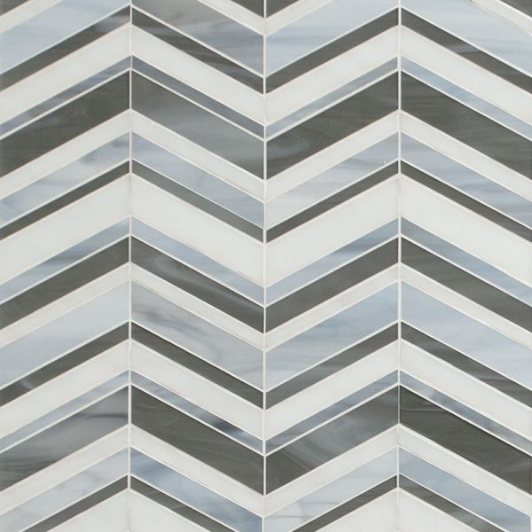 Urban Wave Lapis Glass Tile  