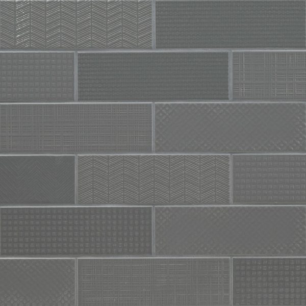 Urbano Graphite 3d Mix Tile  